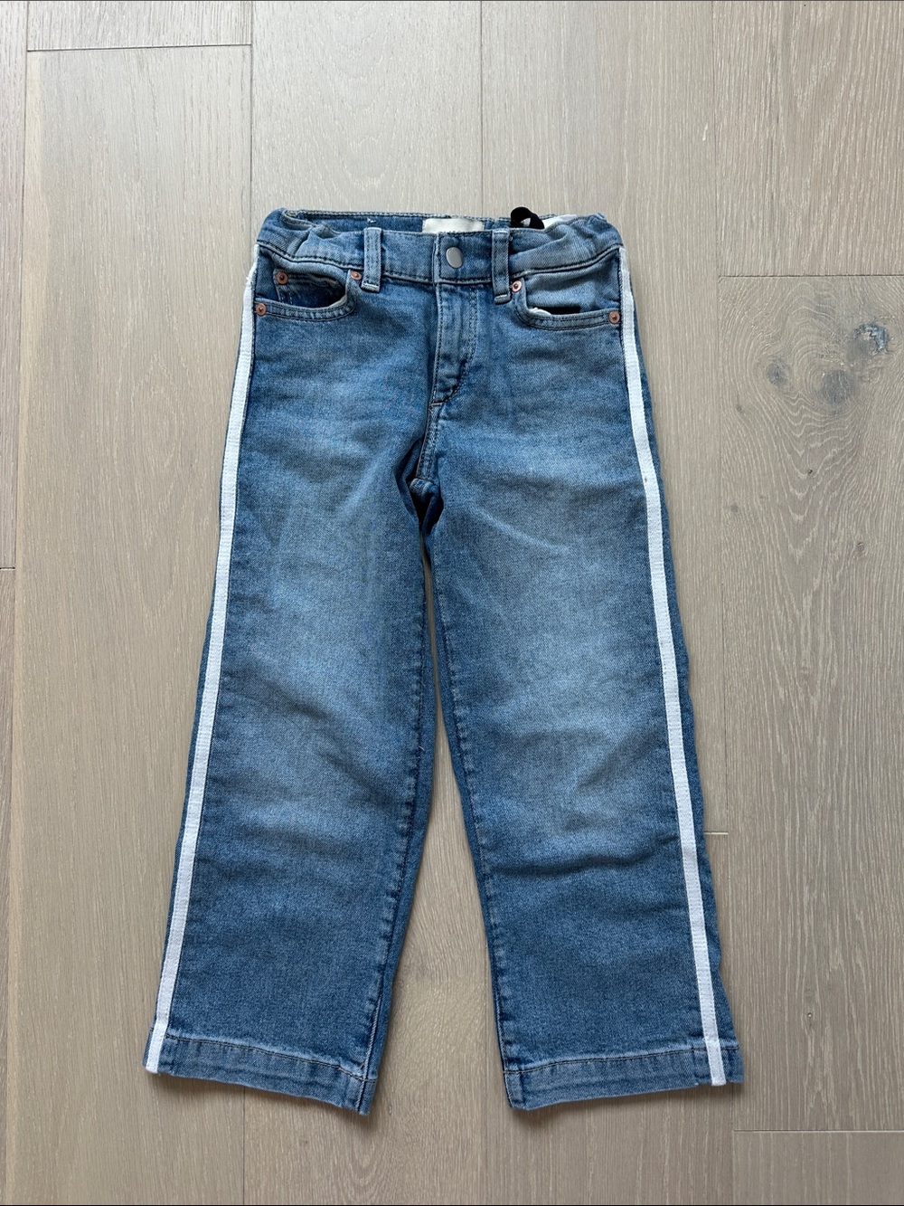 DL1961 Kids Blue Jeans with White Side Stripes